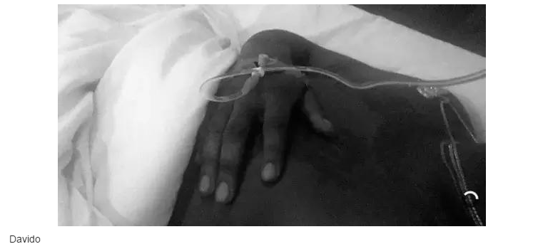 Davido hospitalized after babymama scandal