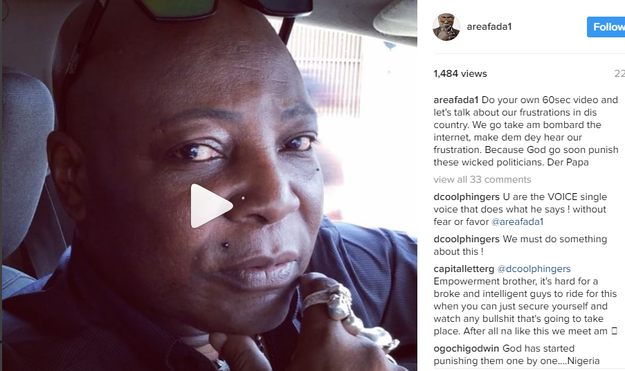 Charlyboy urges frustrated Nigerians to make 1minute video, Our Mumu Don Do