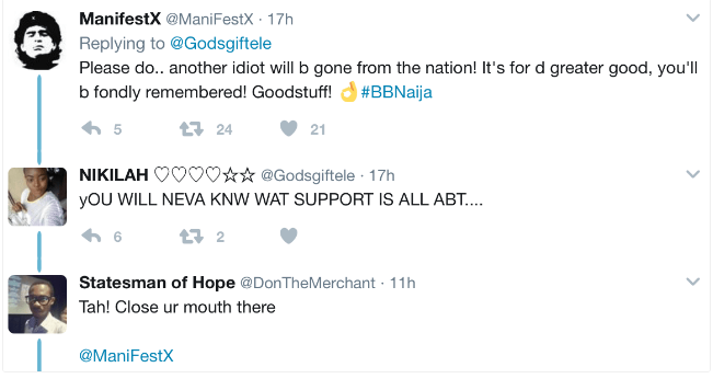 Nigerian lady says she will commit suicide if Efe doesn't win Big Brother Naija N25m