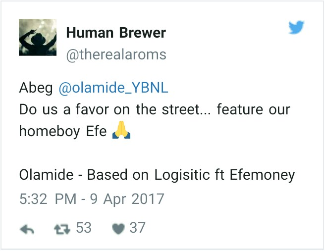 Olamide promises to support BBNaija Efe in music