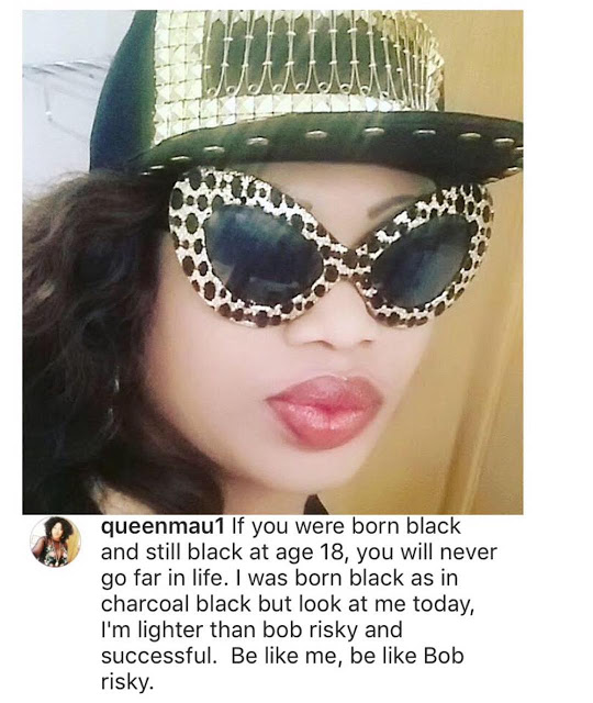 Nigerian lady says dark people won't go far in life unless they bleach, Reno Omokri responds