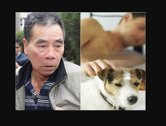 Man having sex with dog