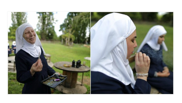 Nuns selling, smoking weed on streets