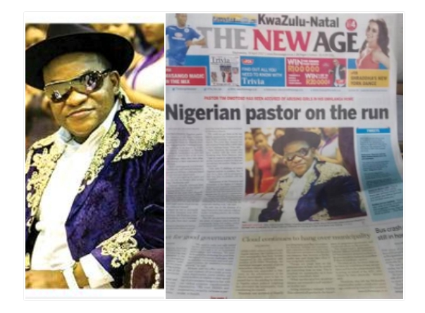 South Africa based Nigerian pastor, Tim Omotoso molests over 30 girls