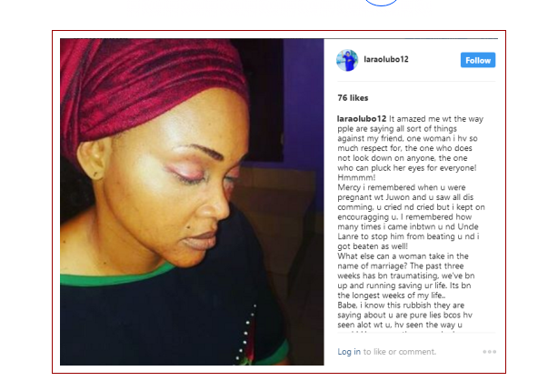 Lanre Gentry, Mercy Aigbe's friend speaks up on domestic violence saga