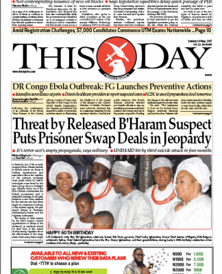 Naija.fm Newspaper Review - 15 May 2017