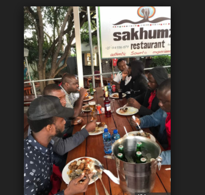 Annie Idibia jealous as 2baba visits Nelson Mandela’s home SA