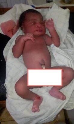 Lady rescues newborn baby dumped, beaten by rain under Lagos bridge