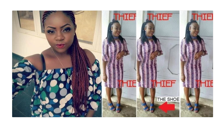 Drama as slay queen steals friend's shoe