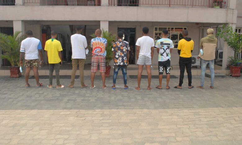 9 Suspected yahoo boys arrested