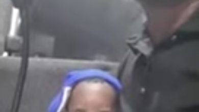 woman forgets her baby inside a commercial bus