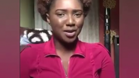 Cute Nigerian Woman Cries Out