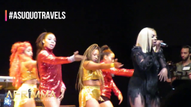 Tiwa Savage And Husband Teebillz Display Romance On Stage