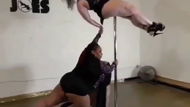When Curvy Girls Get On Pole Dancing